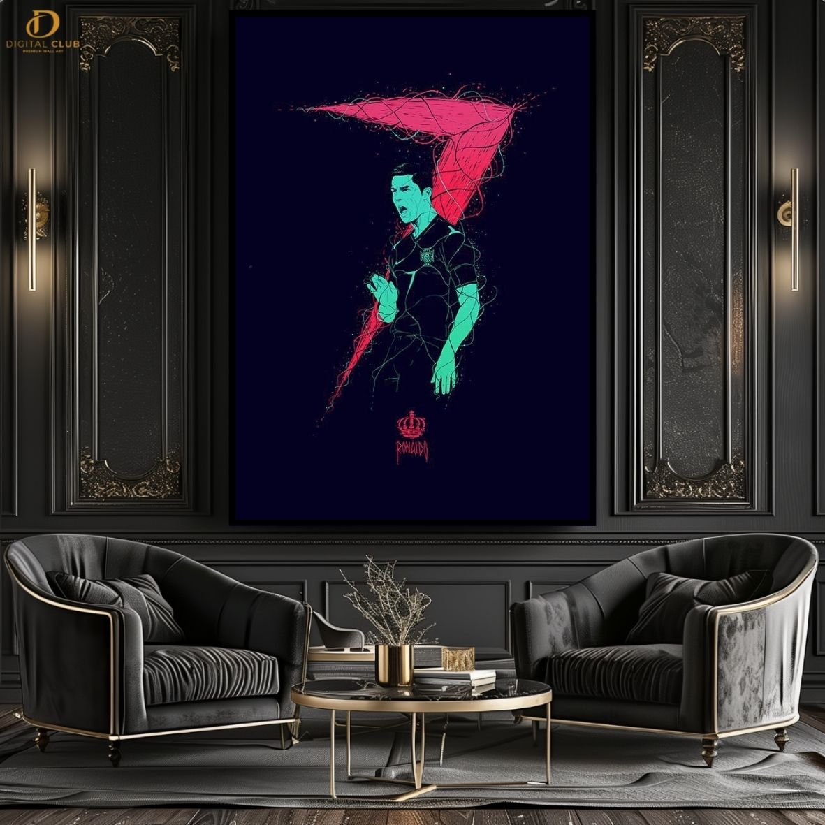 Ronaldo 7 - Football - Premium Wall Art