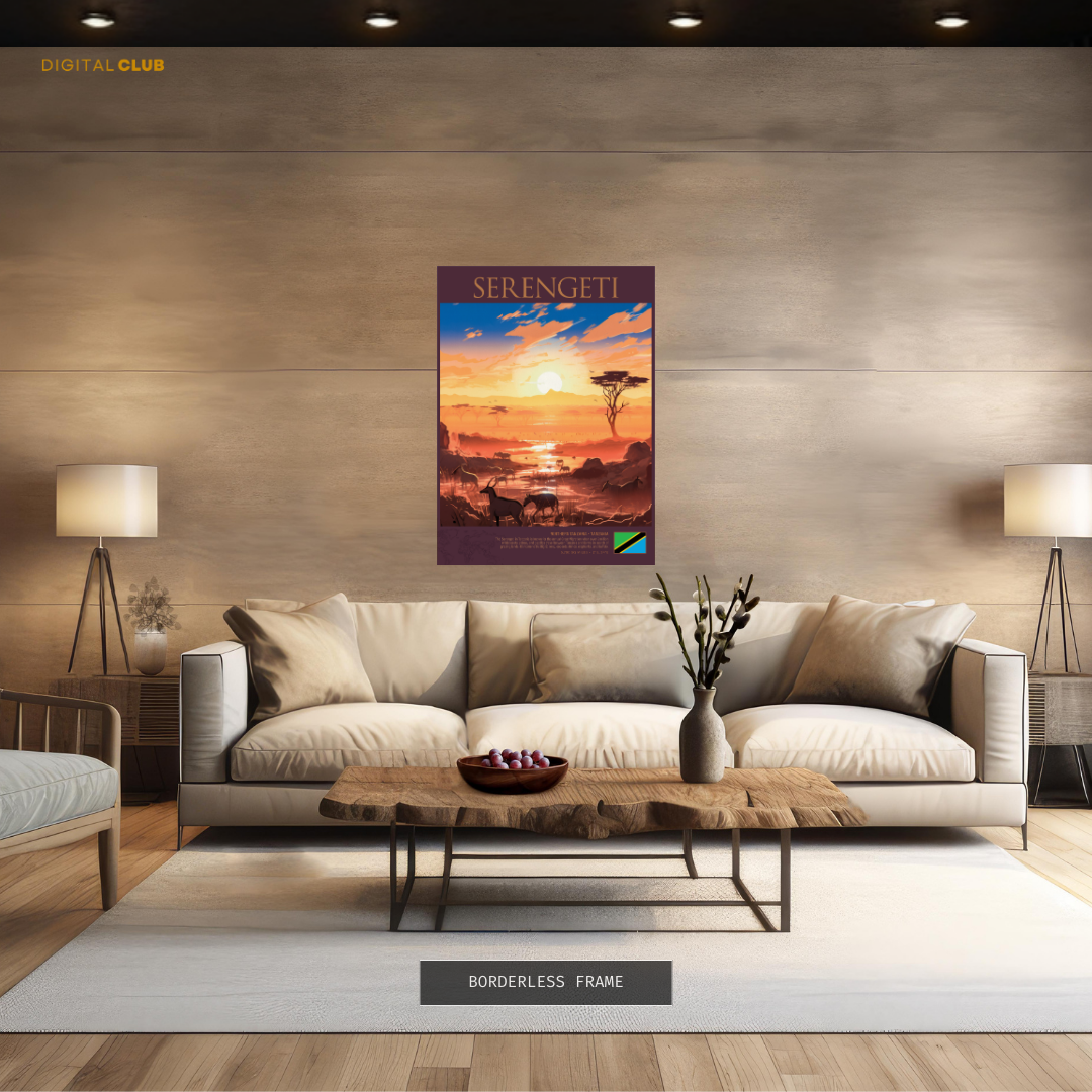 Serengeti Tanzania Premium Wall Art