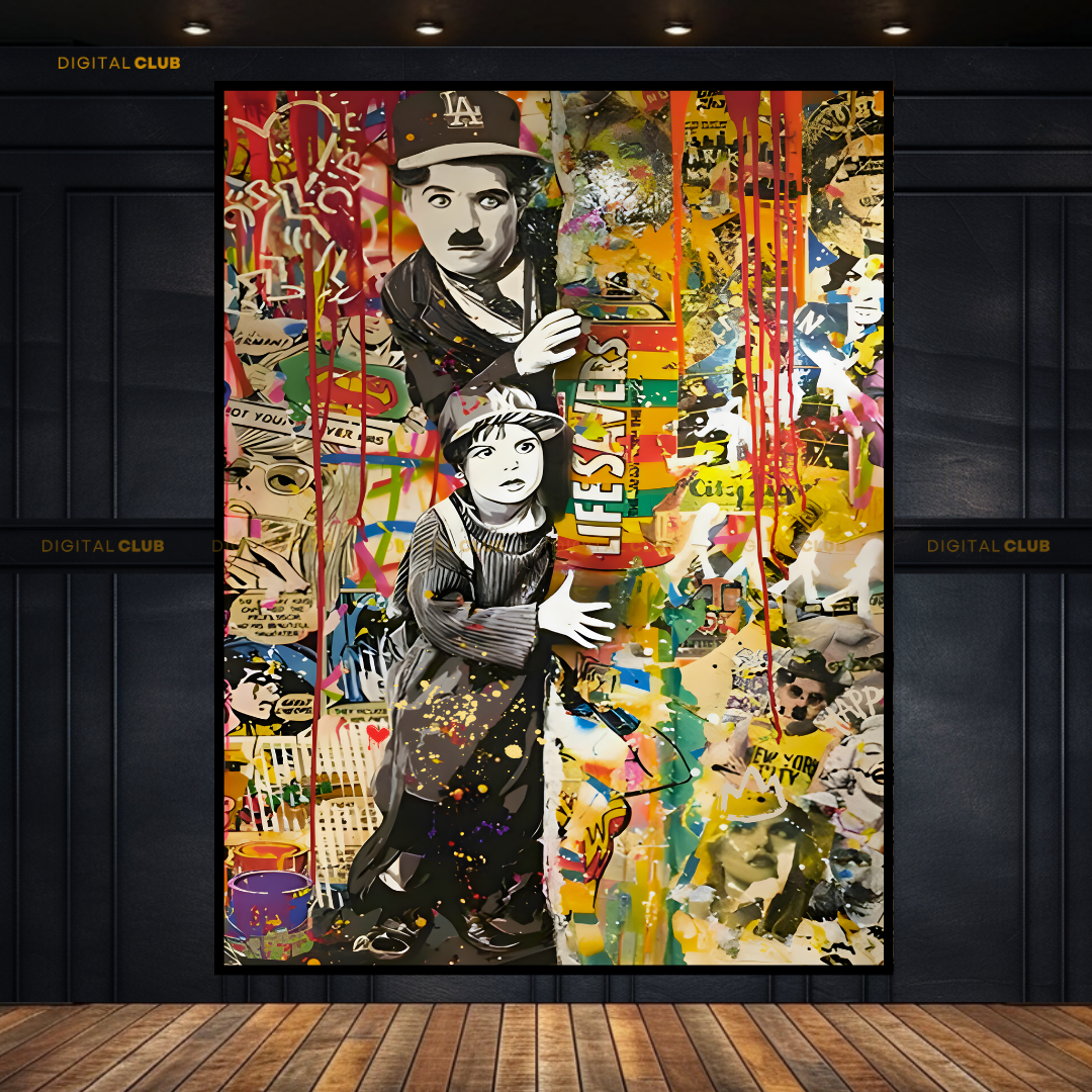 Charlie - Pop ART - Premium Wall Art