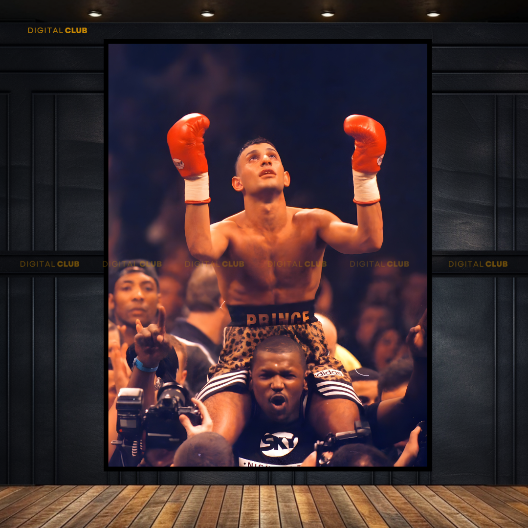 Prince Naseem Praying Boxing Premium Wall Art