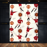 Manchester United Legends Football Premium Wall Art