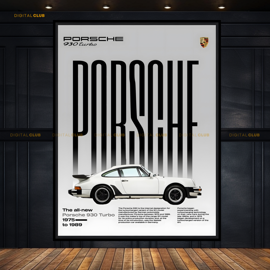 Porsche - Artwork 3 - Premium Wall Art