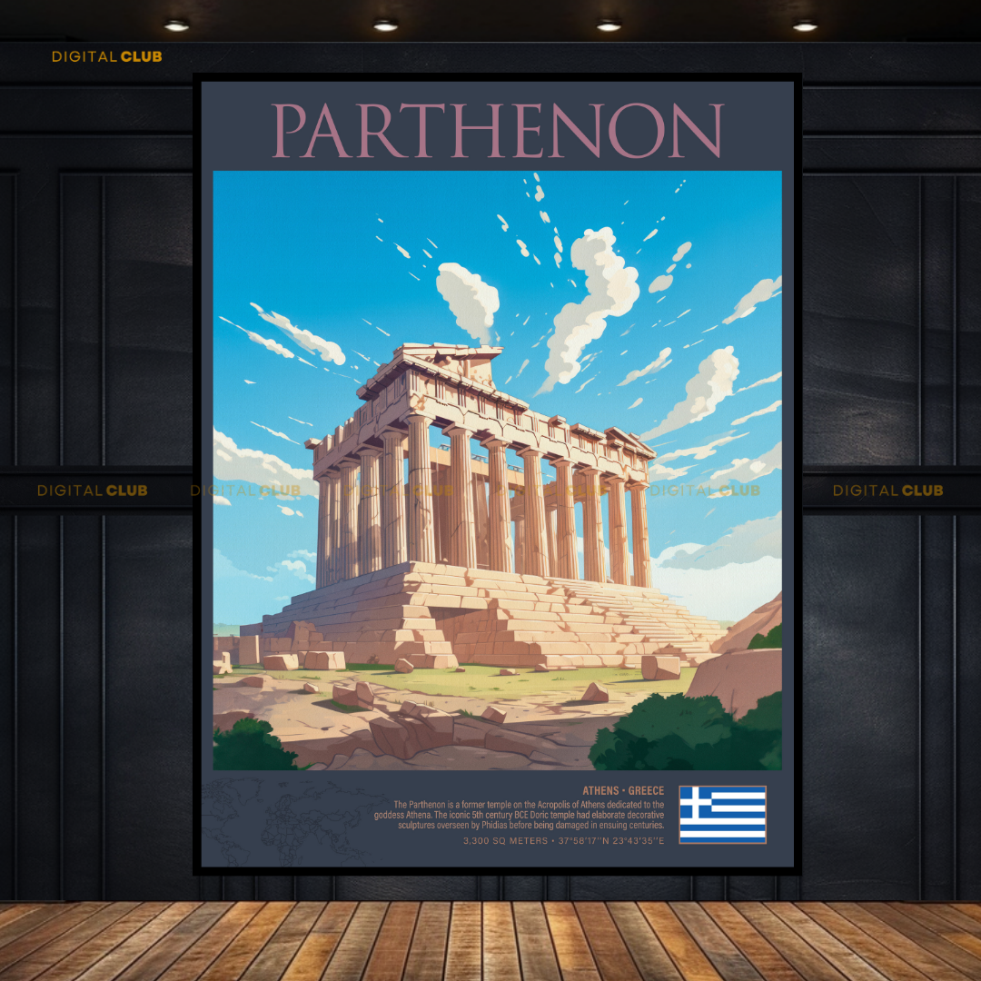 Parthenon GREECE Premium Wall Art