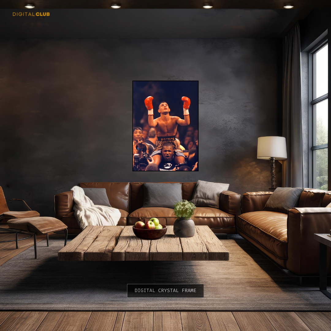 Prince Naseem Praying Boxing Premium Wall Art