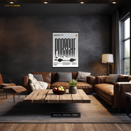 Porsche - Artwork 3 - Premium Wall Art