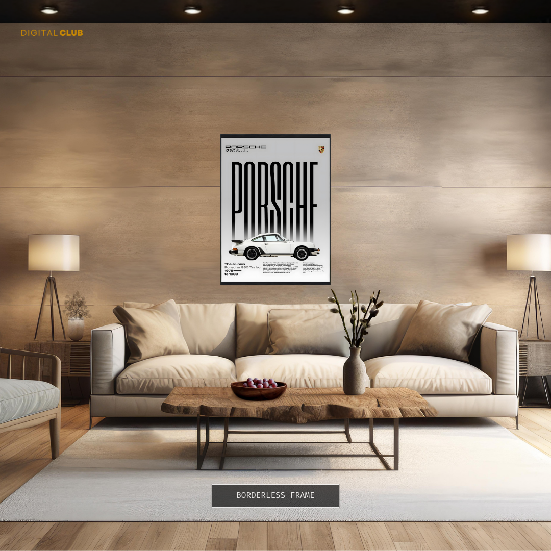 Porsche - Artwork 3 - Premium Wall Art