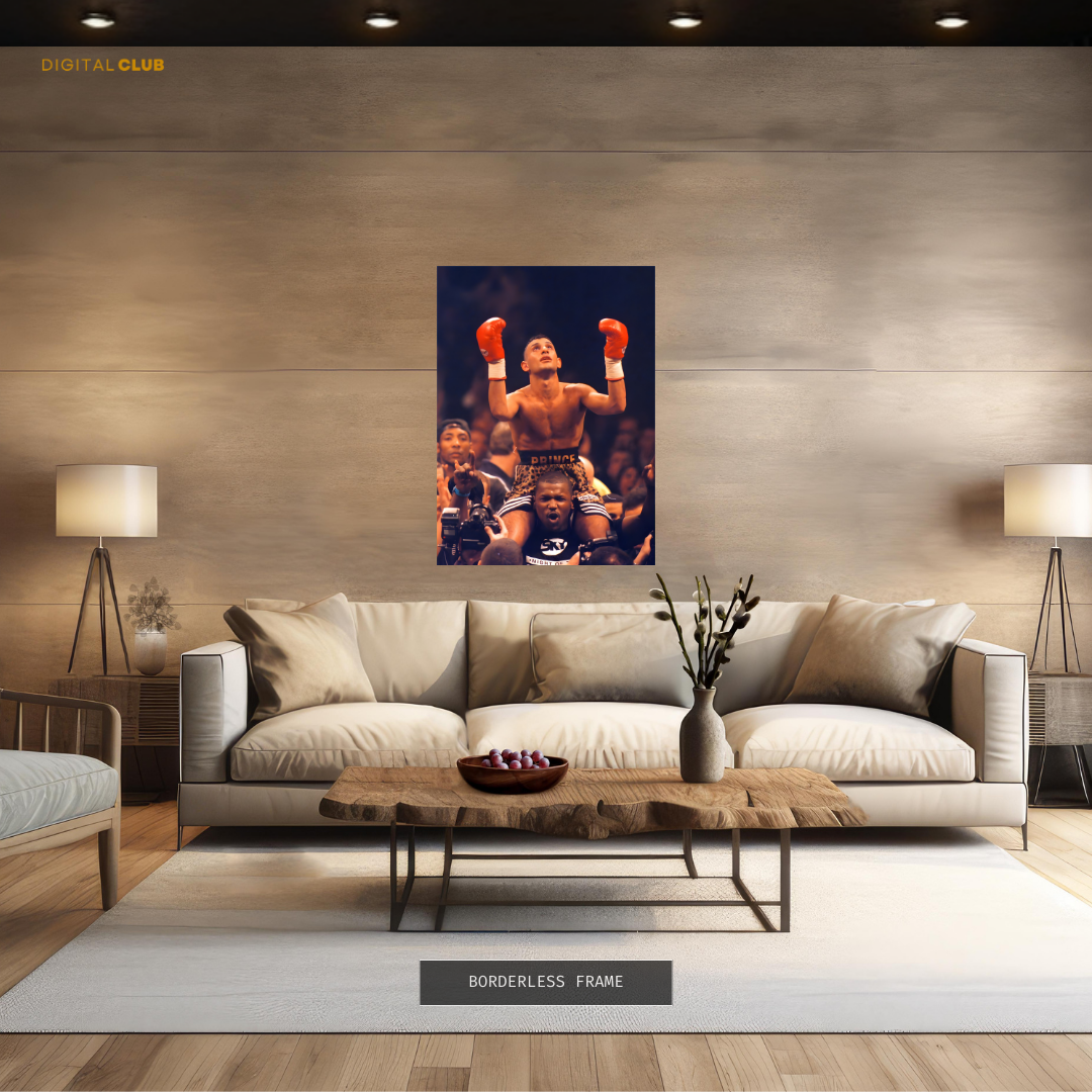 Prince Naseem Praying Boxing Premium Wall Art