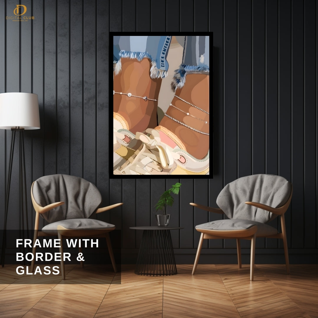 Anklets - Fashion & Style - Premium Wall Art