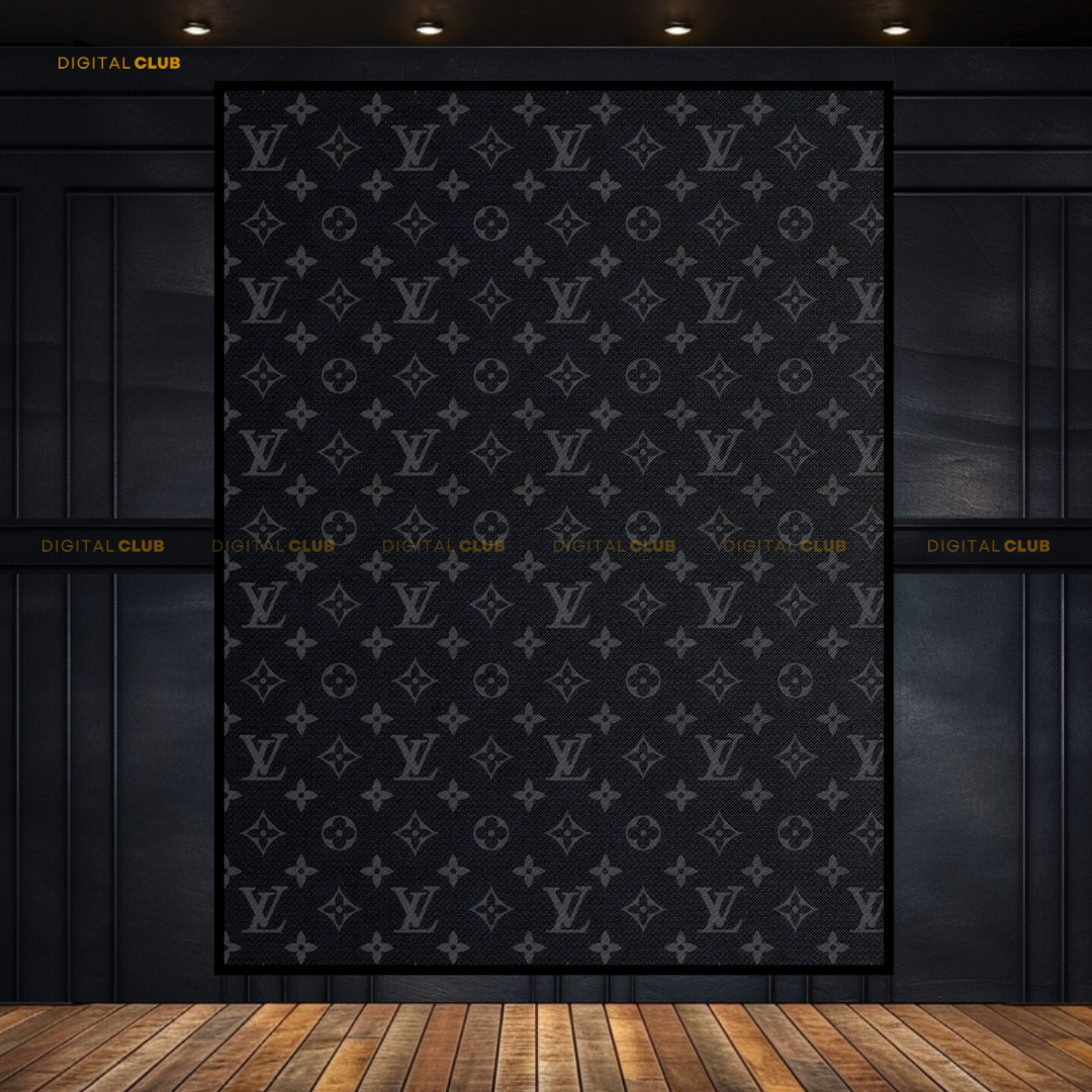 Louis Vuitton Black Premium Wall Art