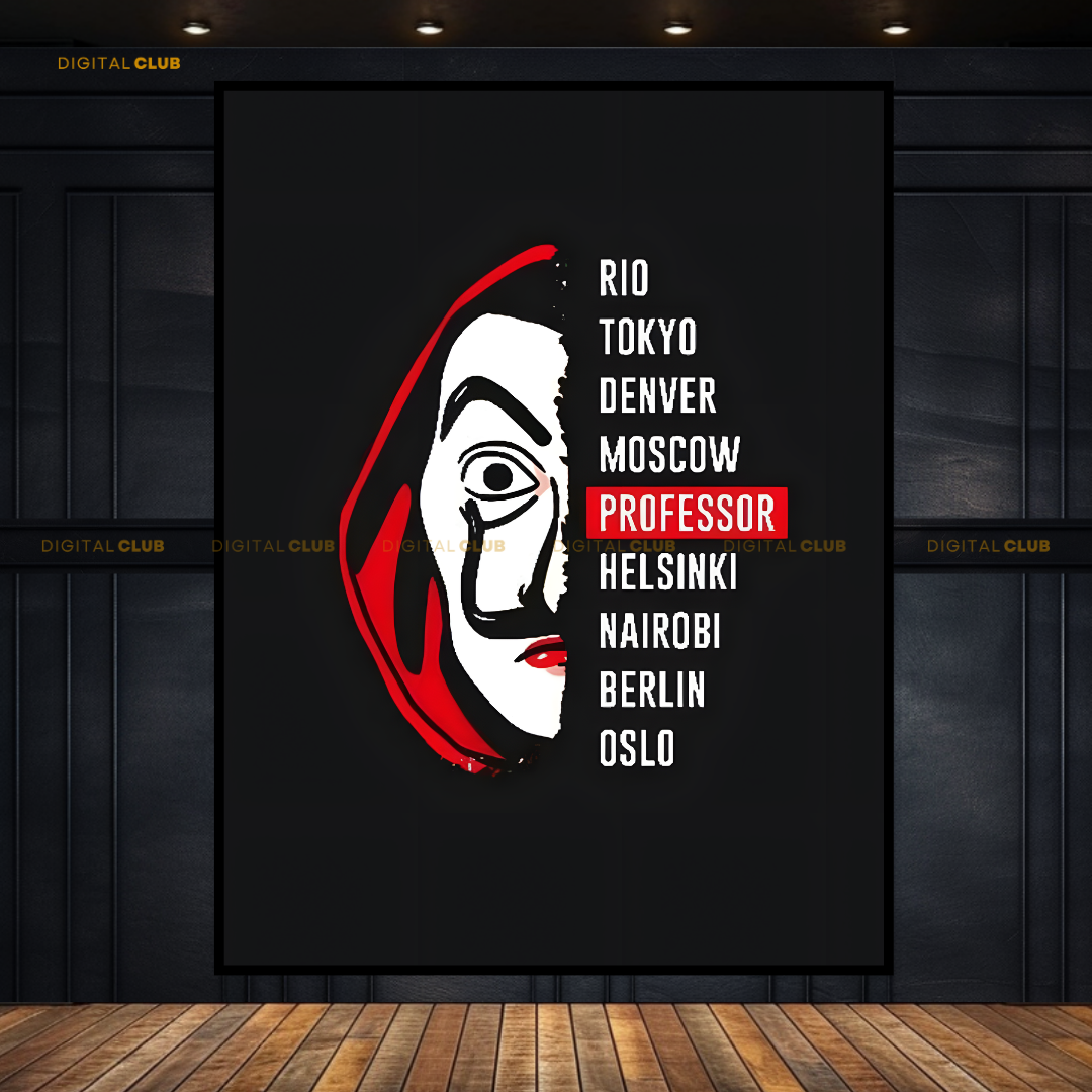 Money Heist - Artwork - Premium Wall Art