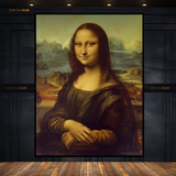 Mona Lisa - Leonardo Da Vinci - Italian Artist - Premium Wall Art