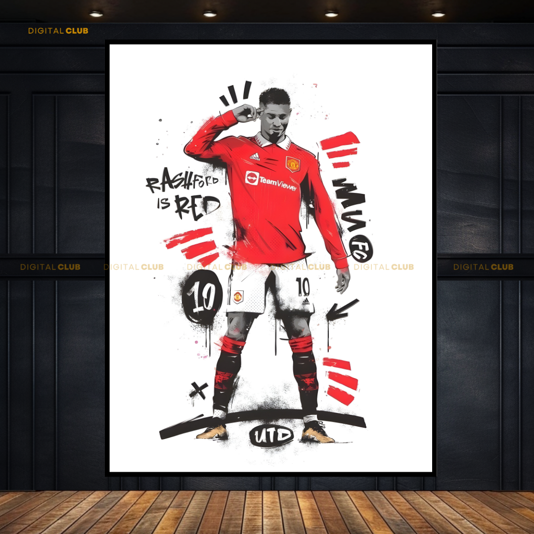 Rashford - Football - Premium Wall Art