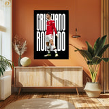 Cristiano Ronaldo 5 - Football - Premium Wall Art