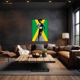 Usain Bolt Bullet Speed Premium Wall Art