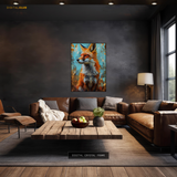 Fox Artwork - Animal & Wildlife Premium Wall Art