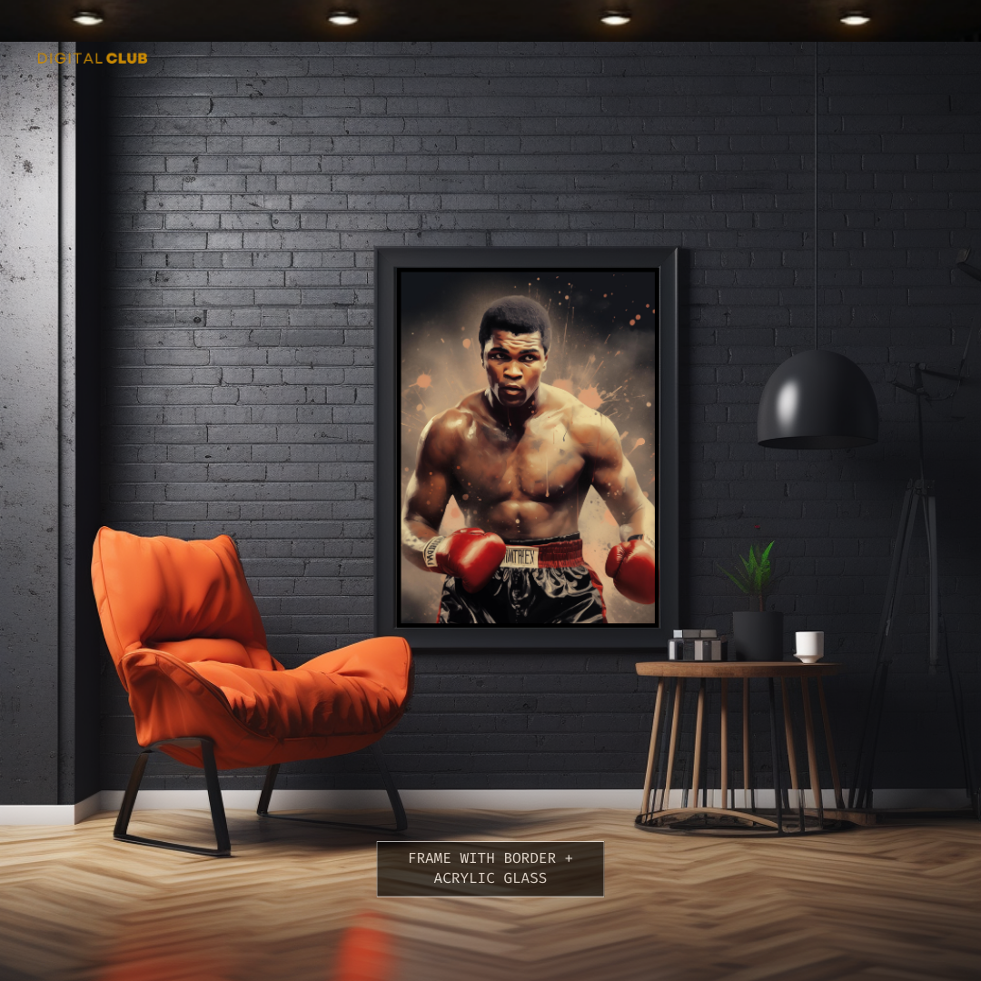 Muhammad Ali Boxing Legend Premium Wall Art