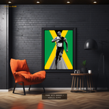 Usain Bolt Bullet Speed Premium Wall Art