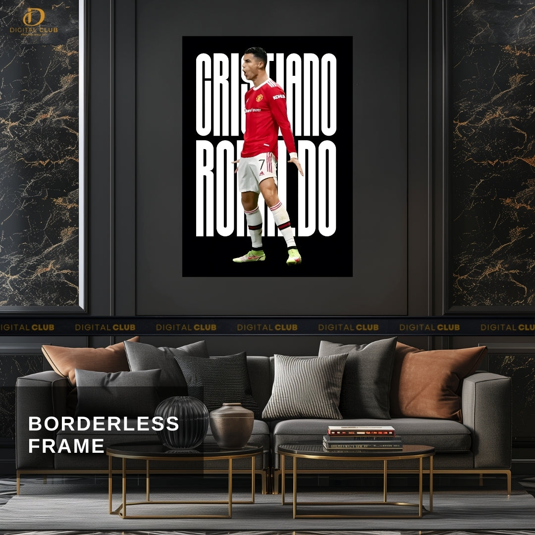 Cristiano Ronaldo 5 - Football - Premium Wall Art