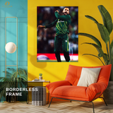 Muhammad Nawaz - Cricket - Premium Wall Art