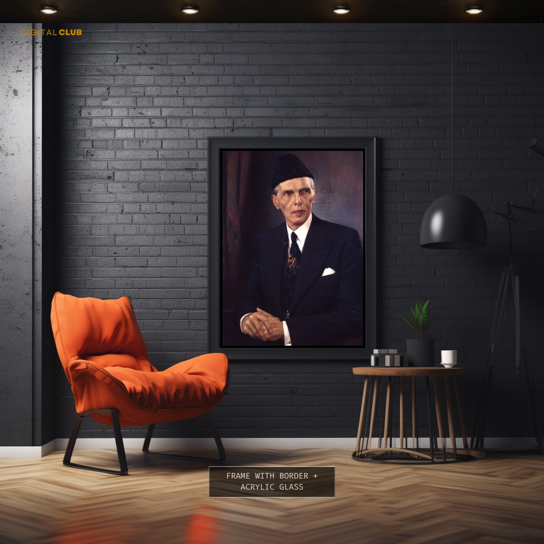 Quaid-e-Azam Muhammad Ali Jinnah Premium Wall Art