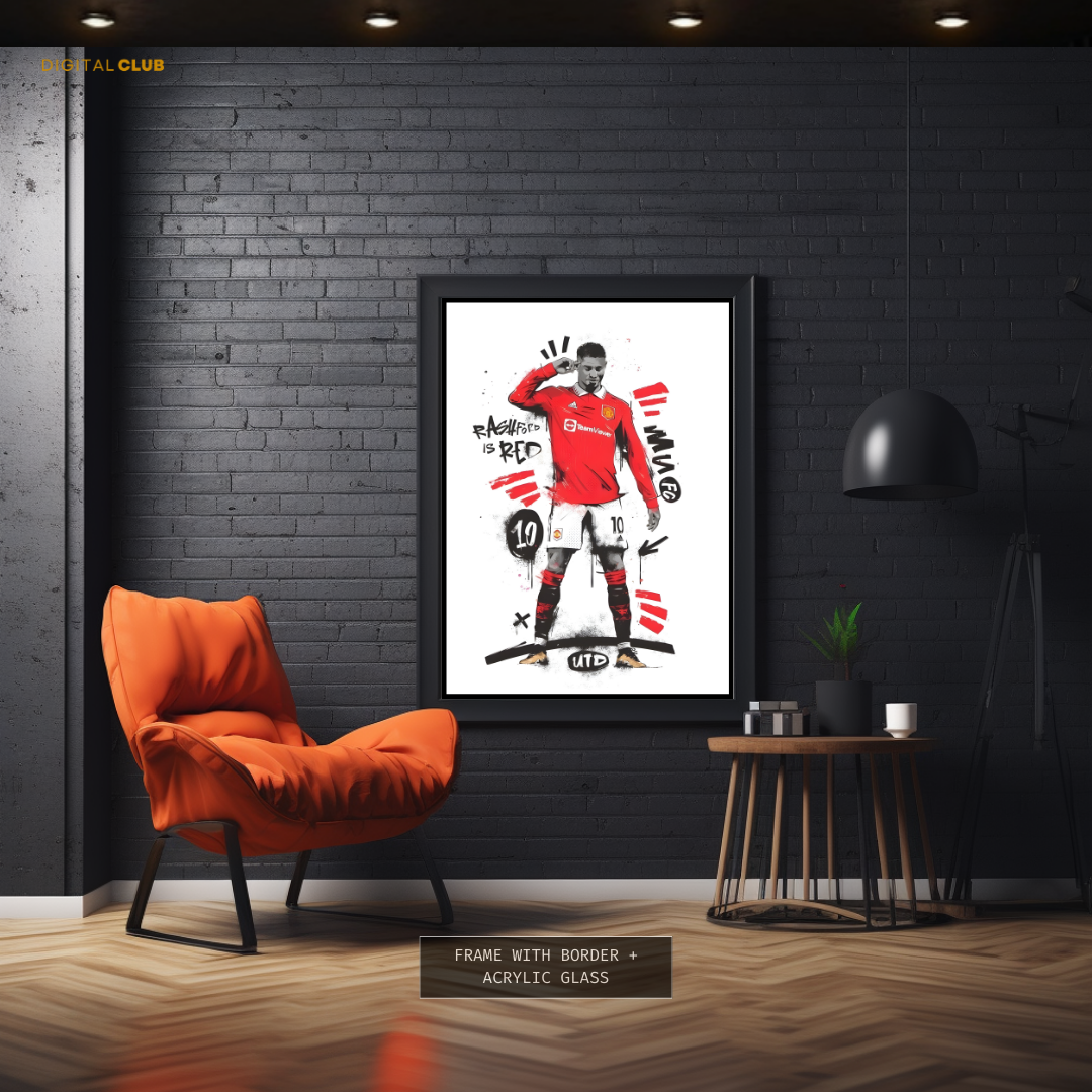 Rashford - Football - Premium Wall Art