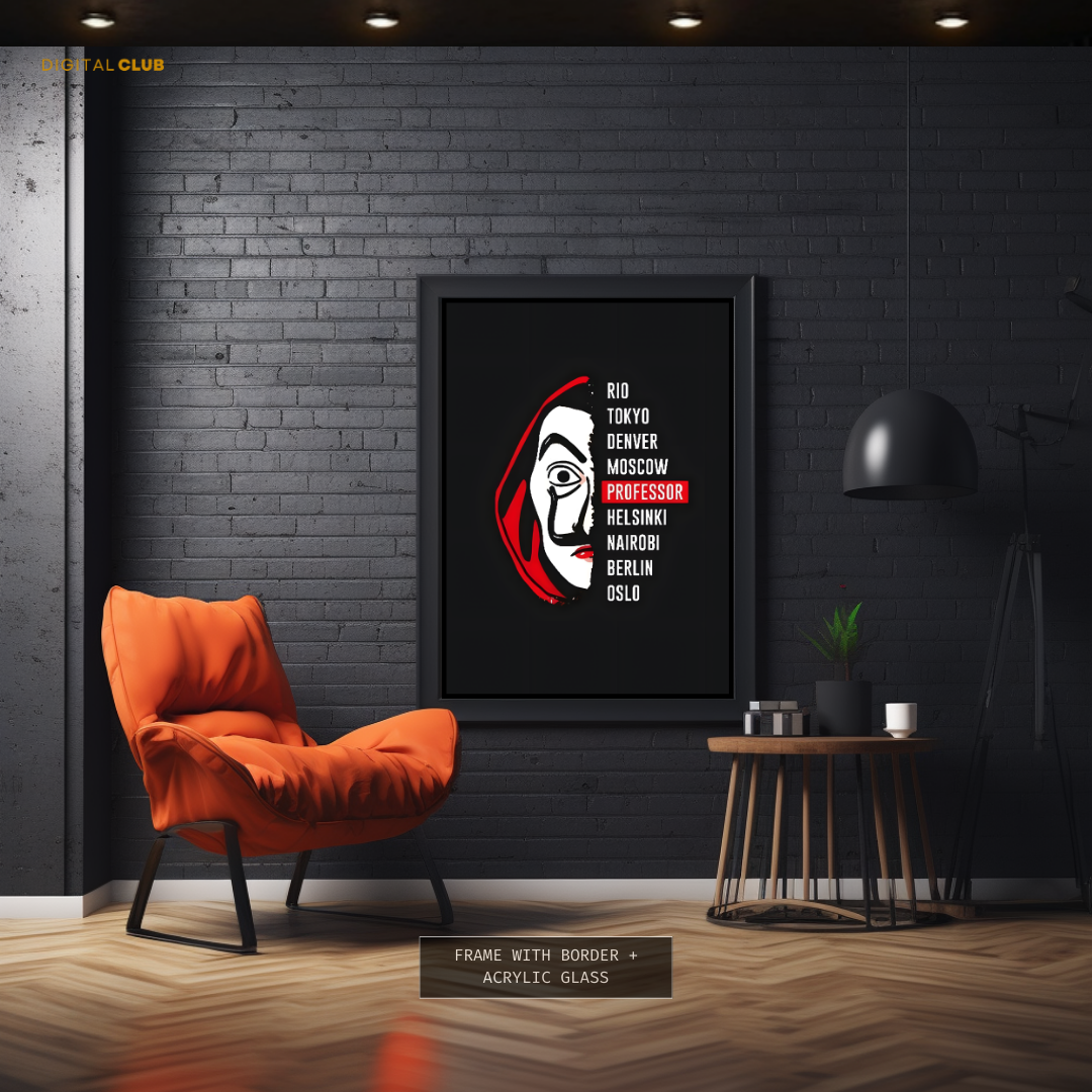 Money Heist - Artwork - Premium Wall Art