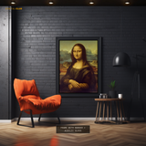 Mona Lisa - Leonardo Da Vinci - Italian Artist - Premium Wall Art