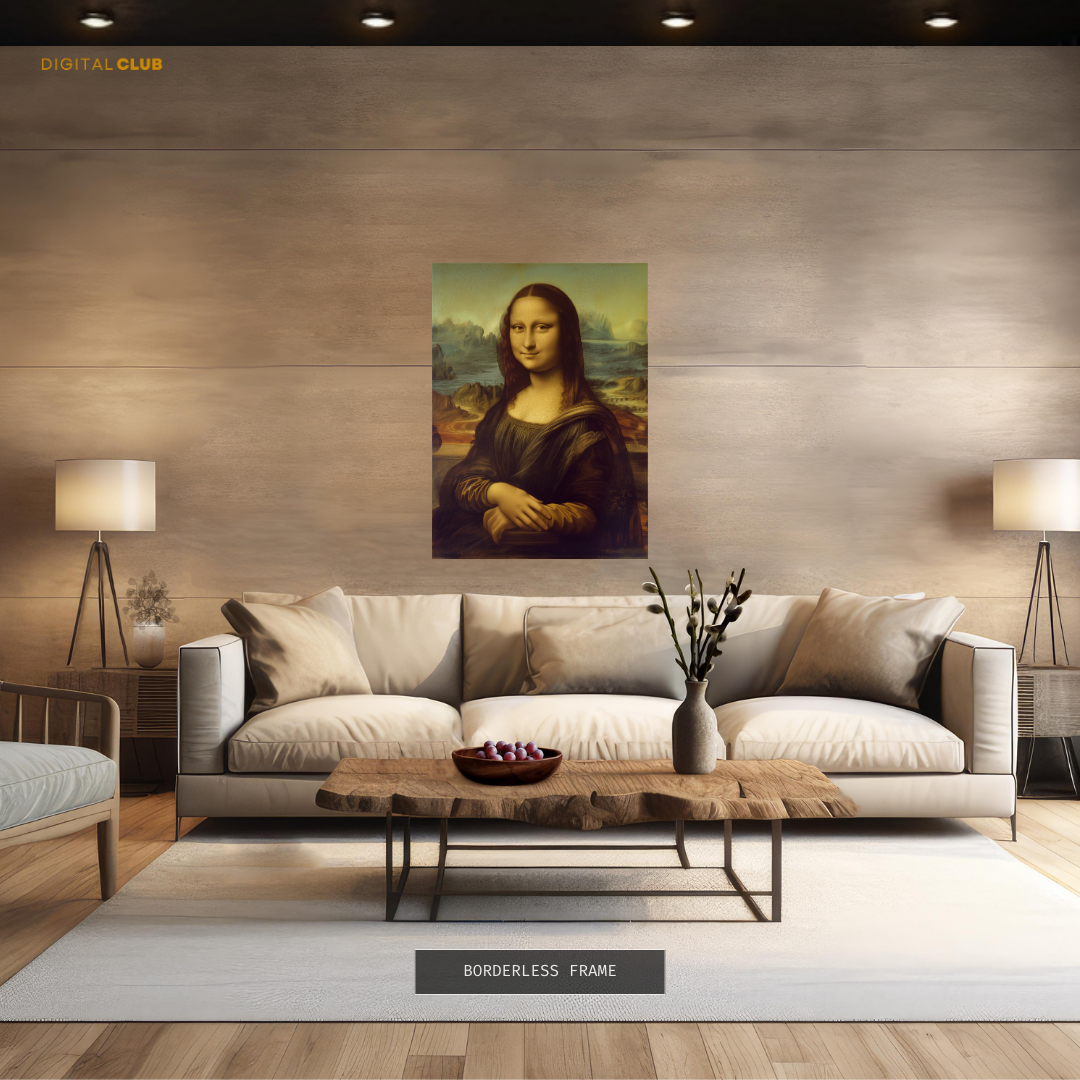 Mona Lisa - Leonardo Da Vinci - Italian Artist - Premium Wall Art