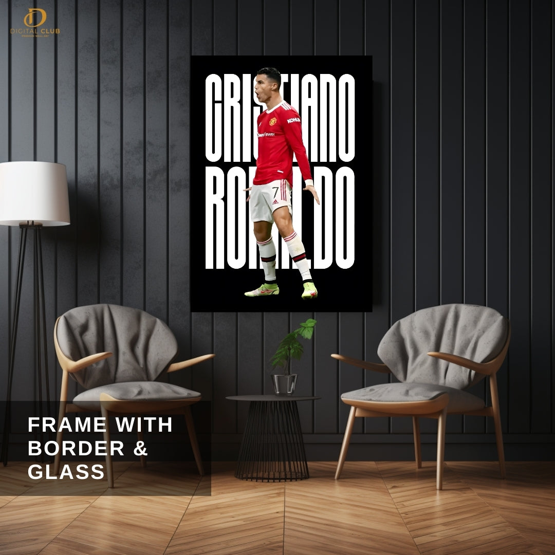 Cristiano Ronaldo 5 - Football - Premium Wall Art