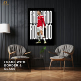 Cristiano Ronaldo 5 - Football - Premium Wall Art