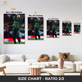 Muhammad Nawaz - Cricket - Premium Wall Art