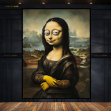 Mona Lisa Halloween Edition - Premium Wall Art