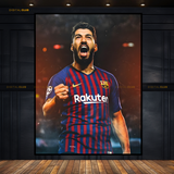 Luis Suárez Football Premium Wall Art