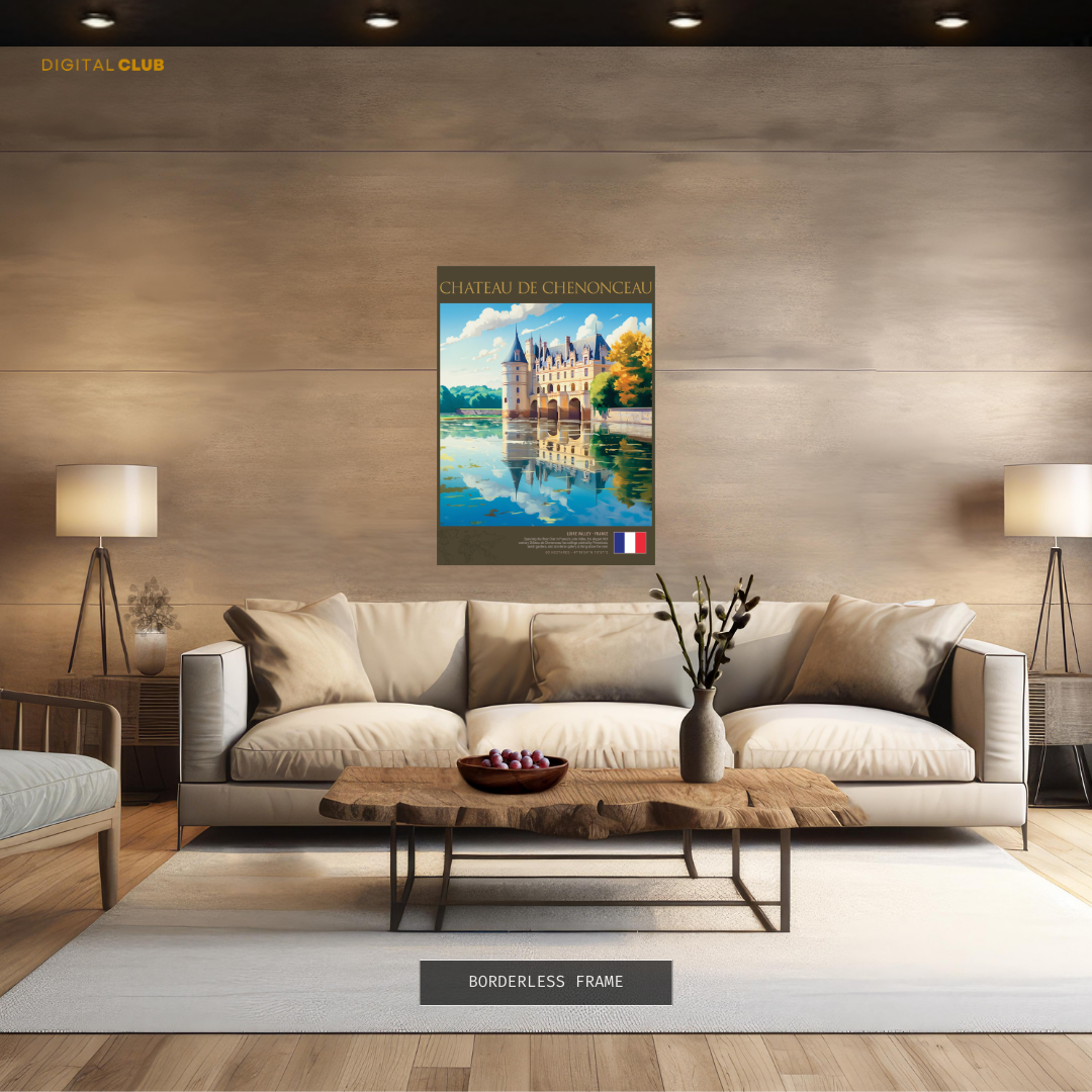 Chateau De Chenonceau Premium Wall Art