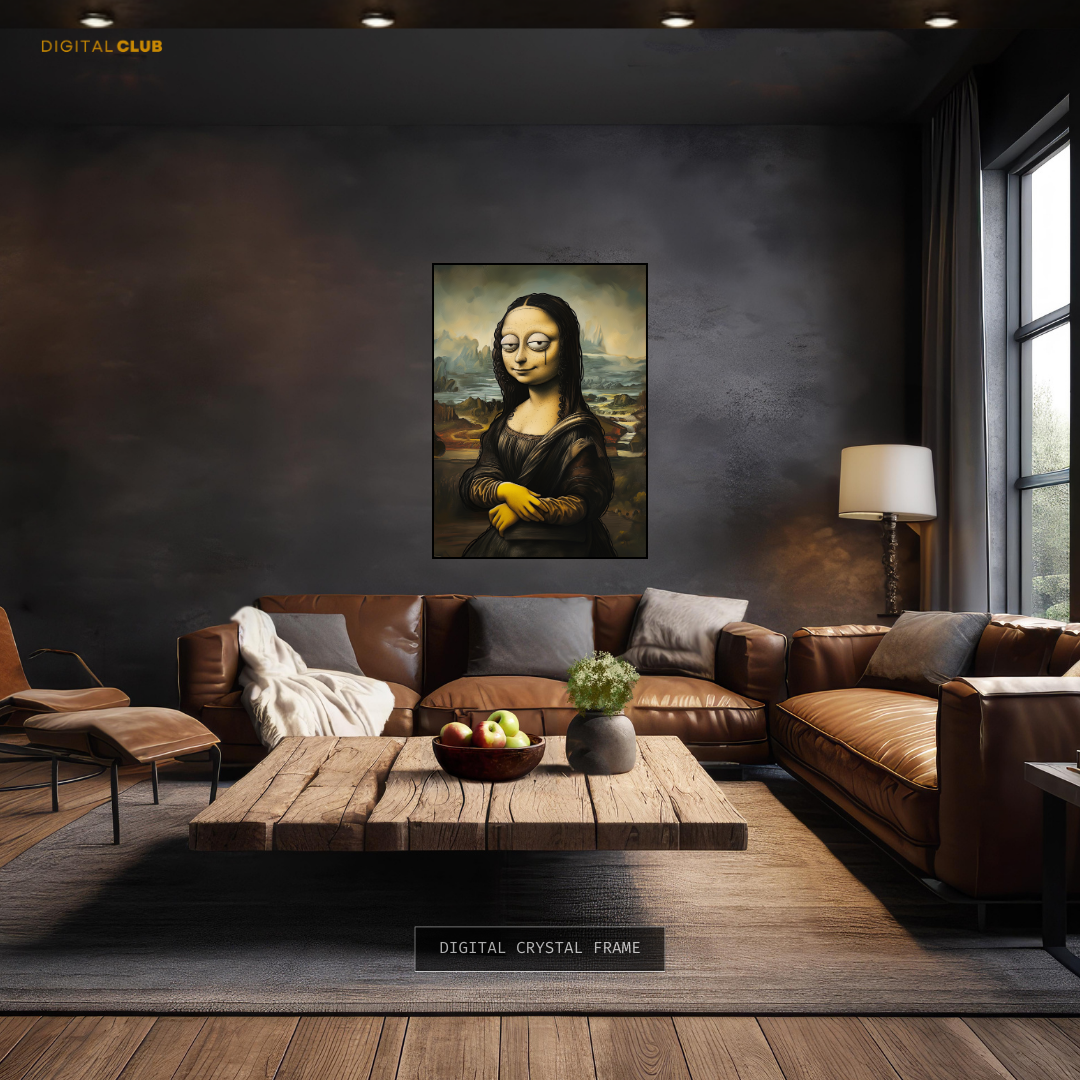 Mona Lisa Halloween Edition - Premium Wall Art