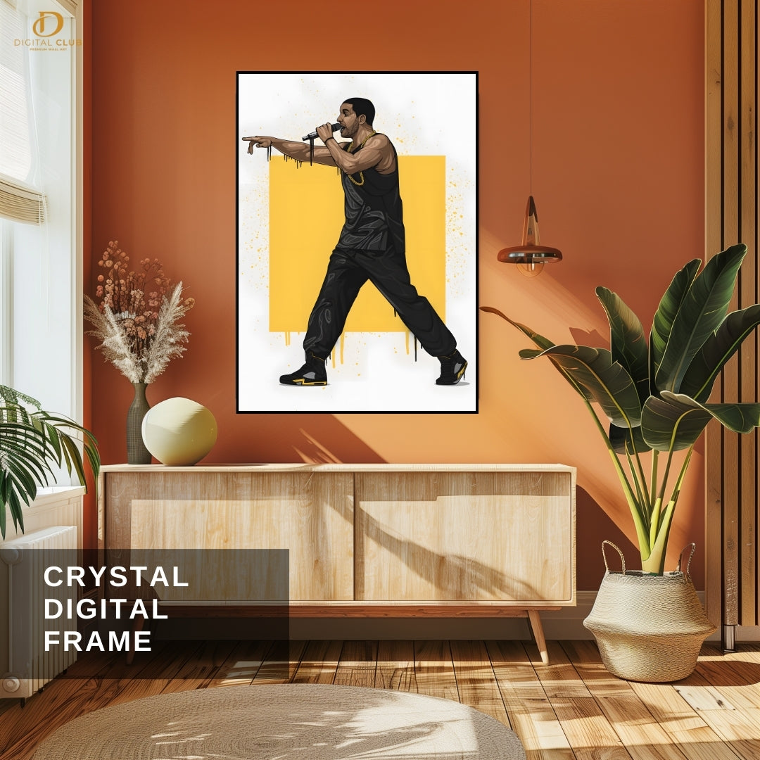 Drake - Music Artist - Premium Wall Art