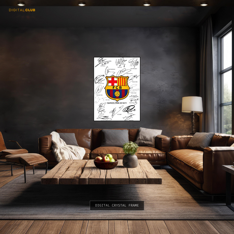 Barcelona FC - Signed Memorabilia - Premium Wall Art