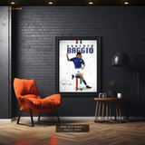 Roberto Baggio 1 - Football - Premium Wall Art