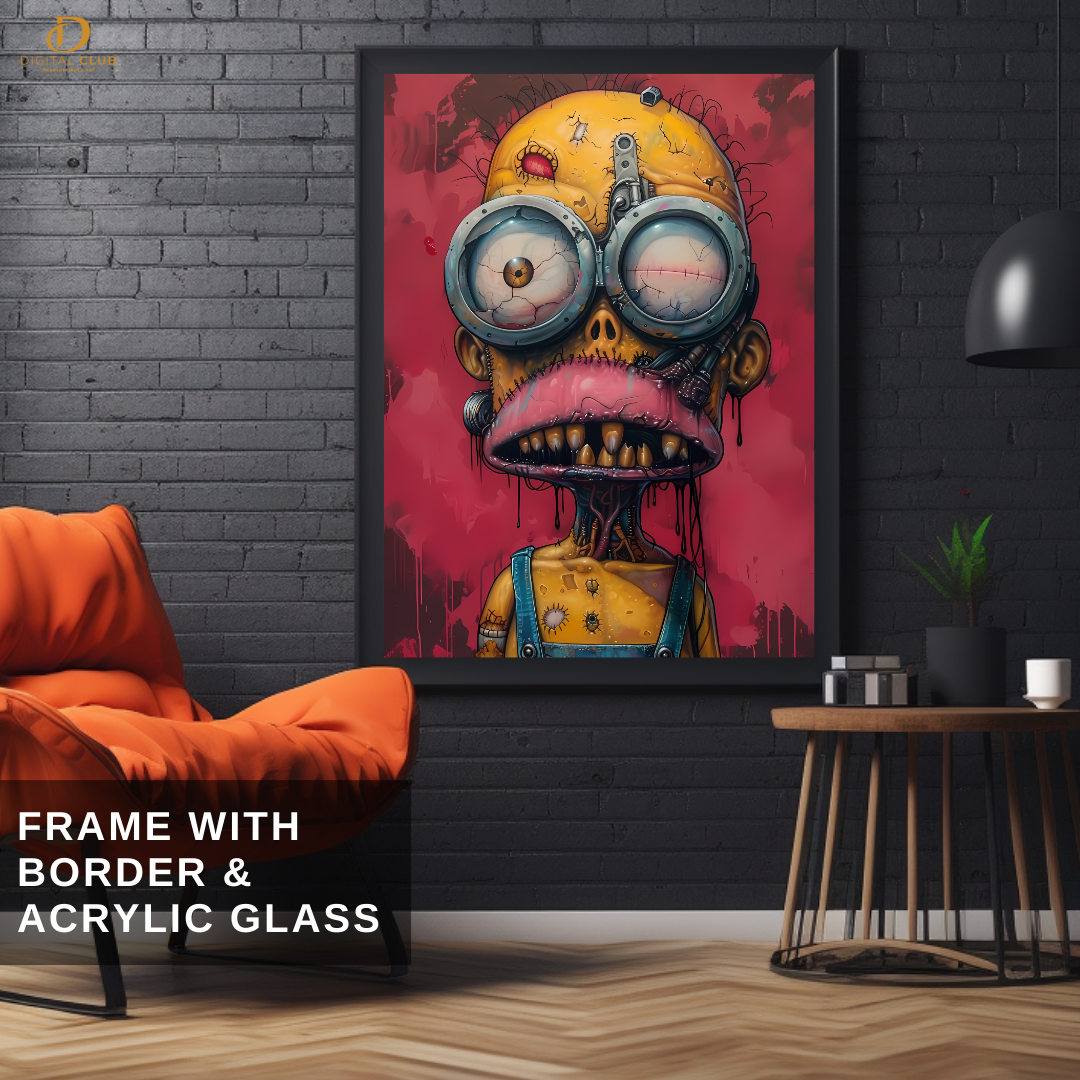 Simpsons - Cartoon - Premium Wall Art