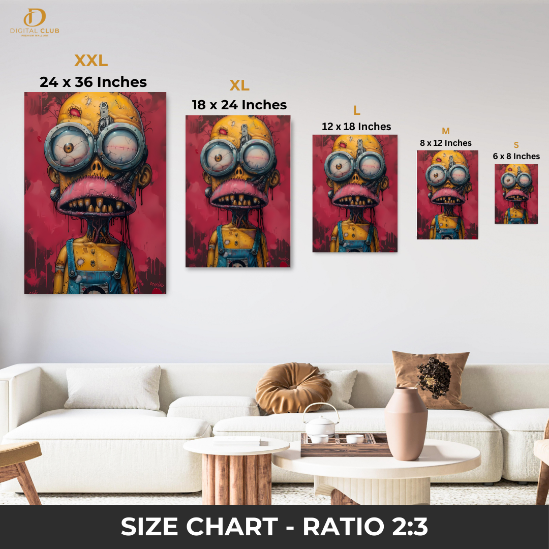 Simpsons - Cartoon - Premium Wall Art