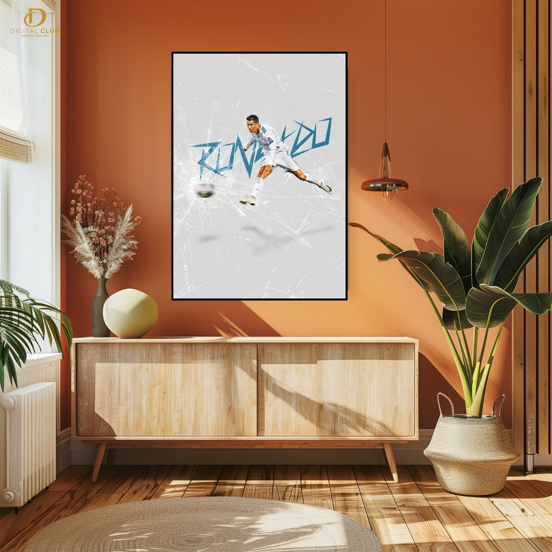 Cristiano Ronaldo 7 - Football - Premium Wall Art