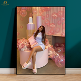 Kylie Jenner 2 - Celebrity - Premium Wall Art