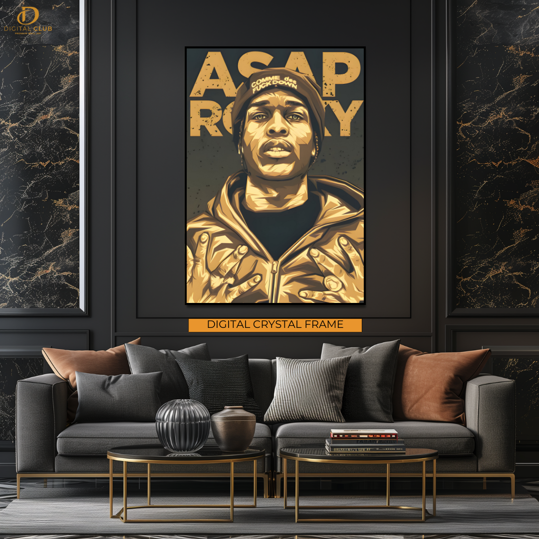 ASAP Rocky - Rapper - Premium Wall Art