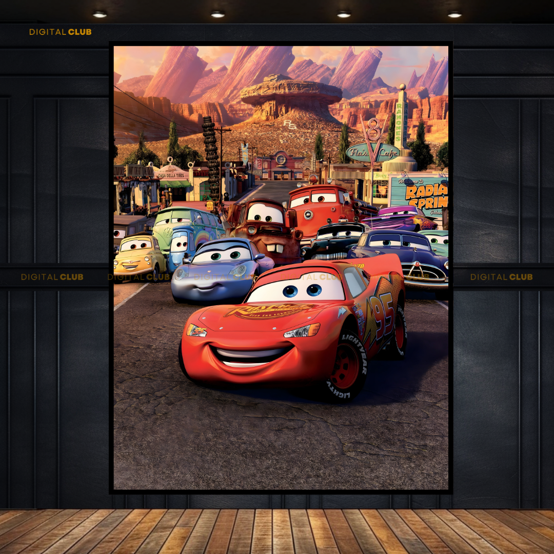 Cars Disney Kids Premium Wall Art