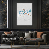 Cristiano Ronaldo 7 - Football - Premium Wall Art