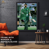 Shoaib Malik 1 - Cricket - Premium Wall Art