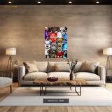 Luxury Brands Kaw Figurines Premium Wall Art