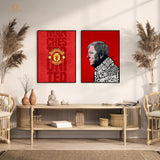 Alex Ferguson Man Utd - 2 Panel Wall Art