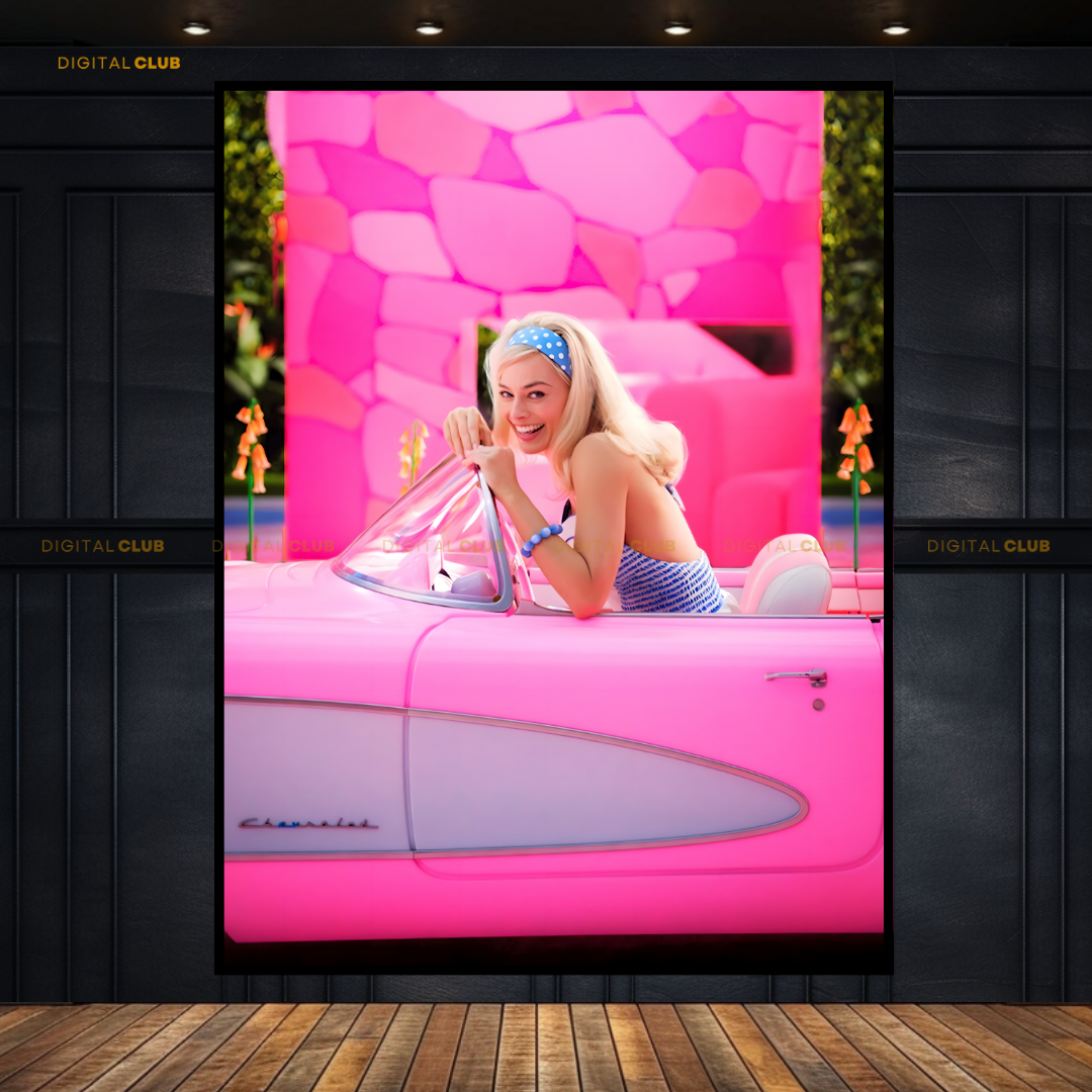 Margot Robbie Barbie Movie Premium Wall Art