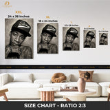 Wiz Khalifa - Music Artist - Premium Wall Art